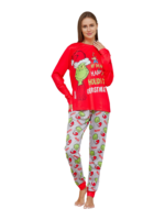 Pijama Grinch estampado y motivo Grinch, Feliz Navidad, familia, parejas