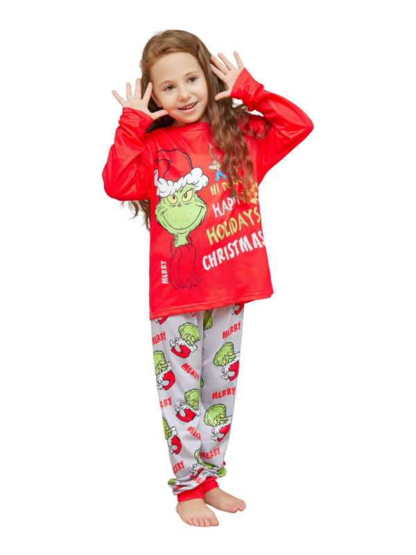 Pijama Grinch estampado y motivo Grinch, Feliz Navidad, familia, parejas