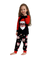 Motivo Babbo Natale stampato Merry Christmas