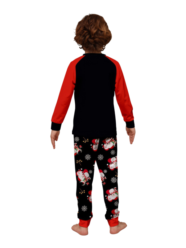 Motivo Babbo Natale stampato Merry Christmas