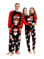 Motivo Babbo Natale stampato Merry Christmas