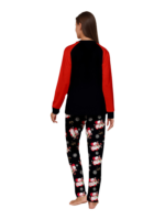 Motivo Babbo Natale stampato Merry Christmas