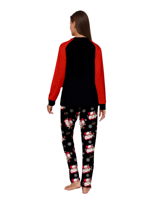 Motivo Babbo Natale stampato Merry Christmas