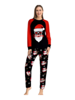 Motivo Babbo Natale stampato Merry Christmas